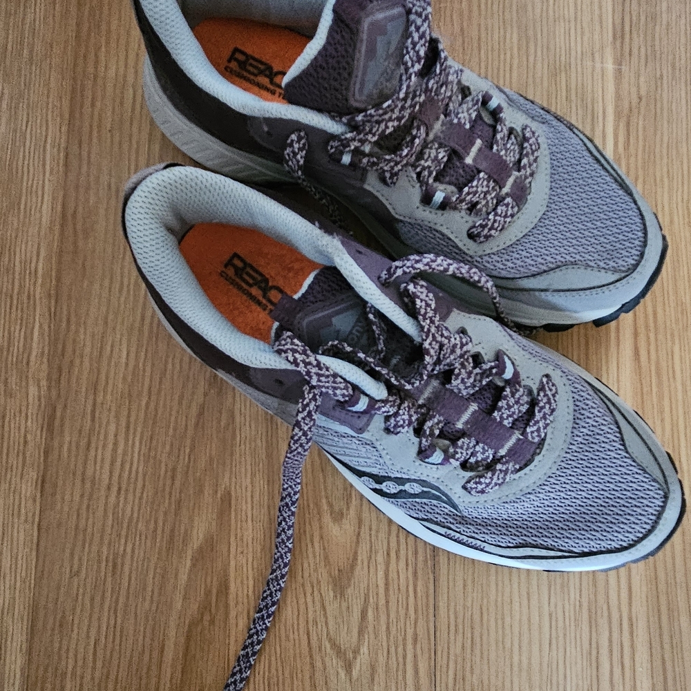 Saucony Women's Running Sneakers - Gray & Purple